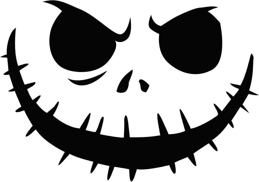 Jack Skellington Pumpkin Carving Template