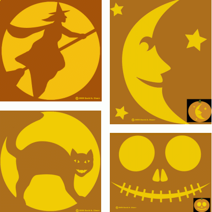Cat Face Pumpkin Carving Pattern - About